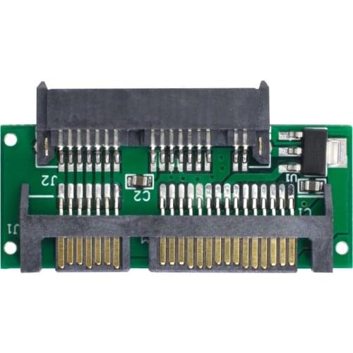 Cablecc Small 1.8" Micro SATA SSD HDD to 2.5" SATA Adapter Fit in 2.5" Hard Disk Drive SA-076