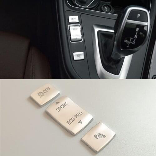 Car Central Handbrake Switch Gear Panel Button Cover Trim Sticker for BMW 1 2 3 4 Series GT GT3 F30 F34 2012-2018 Car Interior