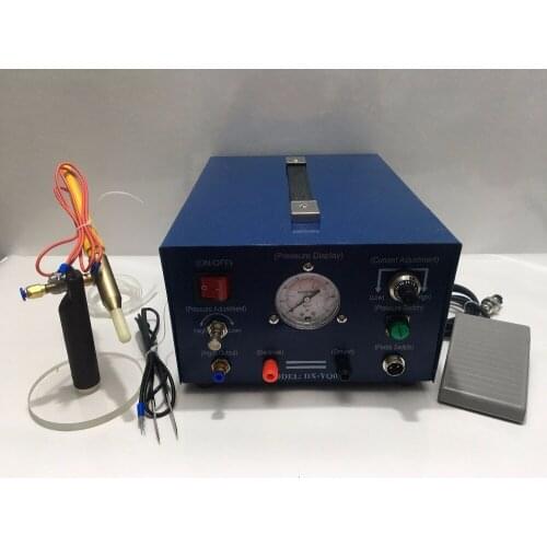 Diy 220V/110V Crafts Pulse Argon Spot Welder 400W Welding Jewelry Gold Silver Platinum Palladium