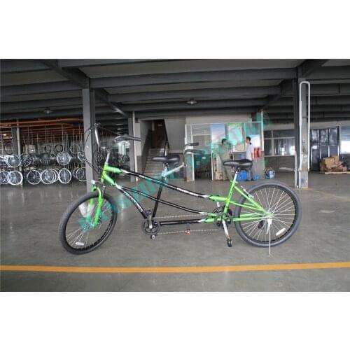 Dual Drive Tandem Bike 7 Speed Amusement Part Beach Crusier Tandem Bike Resort Family Co-Working Twin People Bike Team Work