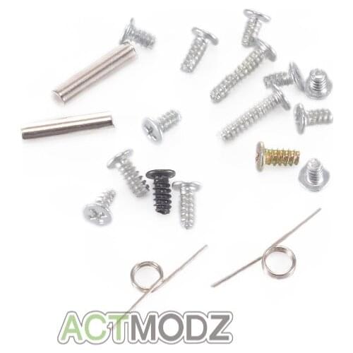 Repair Parts Full Set of Screws L/R Spring Metal Pillar for NDS Lite Console