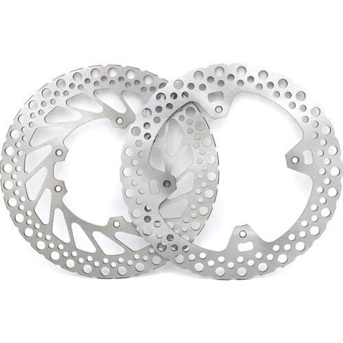 Evomosa Motorcycle Front Rear Brake Disc Rotor Disc Steel For Honda CR 125R 125X 125E CRF 250E 250R 250X 450R CRF230 ENDURO New