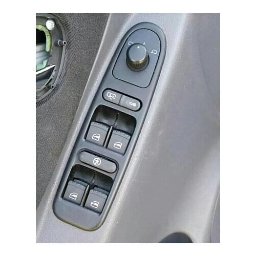 FaroeChi 1J4959857C Window Master Switch Button Console For Volkswagen Golf Jetta Bora Passat B5 Seat Leon Toledo 1999-2006