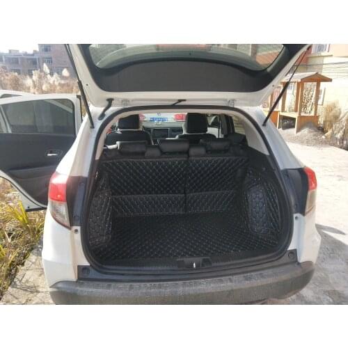 Custom Car trunk mats cargo Liner made for Kia Carens Rondo 6D full cover foot case heavy duty car-styling carpet rugs liners (2