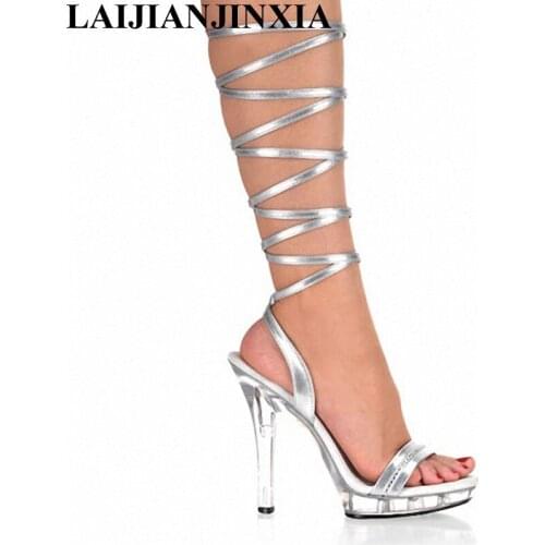 LAIJIANJINXIA New High Heels Shoes Sexy Dance Shoes 13 CM High Heels Sandals Night Club Pole Dancing Sandals