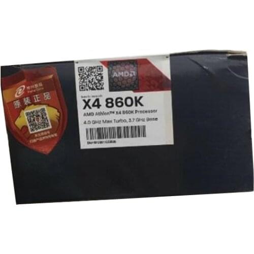AMD Athlon X4 860K Desktop Processor, 3.7 GHz, Quad-Core, 4MB,with AMD quiet cooler Socket FM2+ 95W (AD860KXBI44JA)