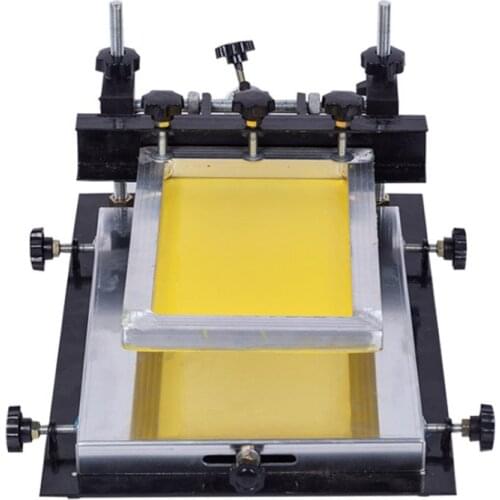 Small manual silk screen station SMT manual stamping station solder paste screen printing machine screen printing machine