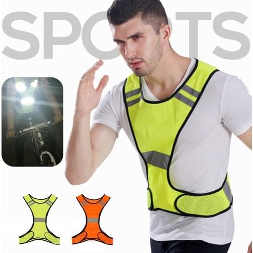 New 2021 Reflective Cycling Vest MTB Bike Bag Safety Reflective Vest Bicycle Reflective Warning Vests Running Vest Cycling
