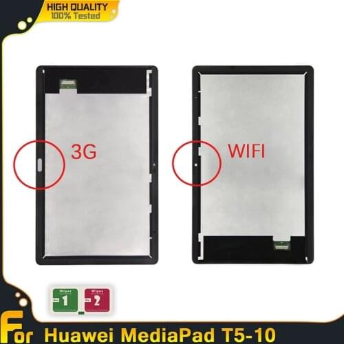 For Huawei MediaPad T5-10 T5 10 AGS2-L09 AGS2-W09 AGS2-L03 AGS2-W19 3G WIFI LCD Display with Touch Panel Digitizer Assembly