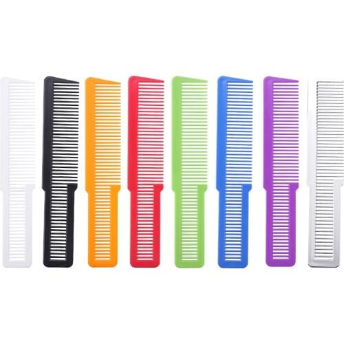 Salon Hairdressing Carbon Fiber Anti-static Comb Wide Tooth Haircut Hair Trimmer Comb Styling ToolCutting Comb Hairdressing Tool