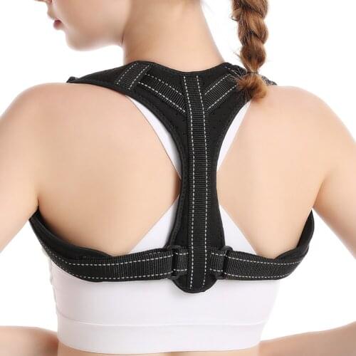 Sports Adjustable Posture Corrector Adult Back Support Belt Corset Orthopedic Brace Shoulder Correct Equipment Outdoor
