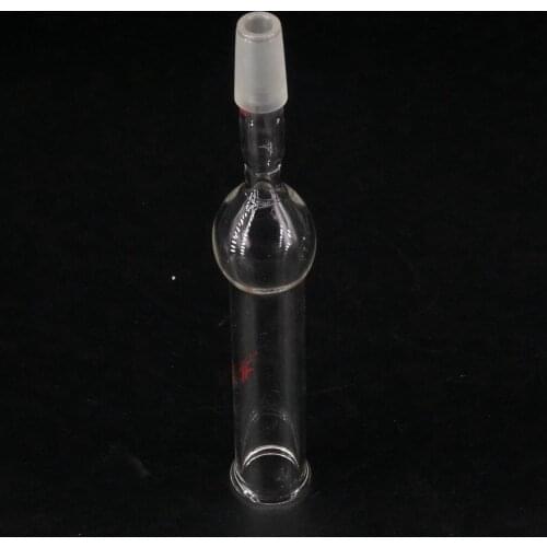 14/23 Ground Joint Glass Drying Tube Straight Shaped With Bulb Laboratory