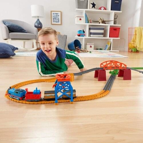 Thomas and Friends Train Engine Track Master 3-In-1 Package Pickup Toy Drop Off and Pickup Cargo Children Gifts
