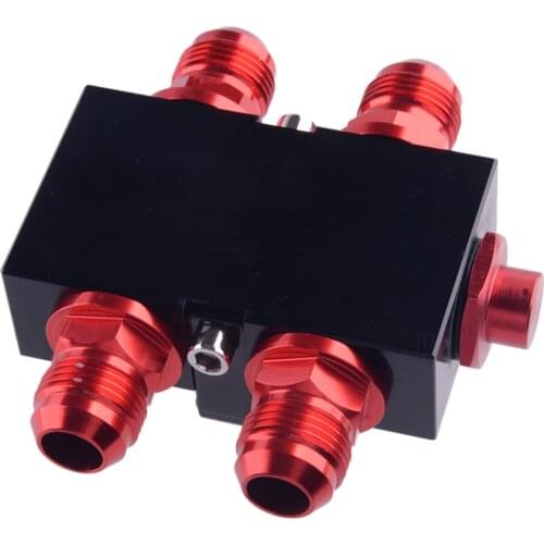 Universal Car Oil Filter Cooler Thermostat Sandwich Adaptor With AN10 Connector Replacement