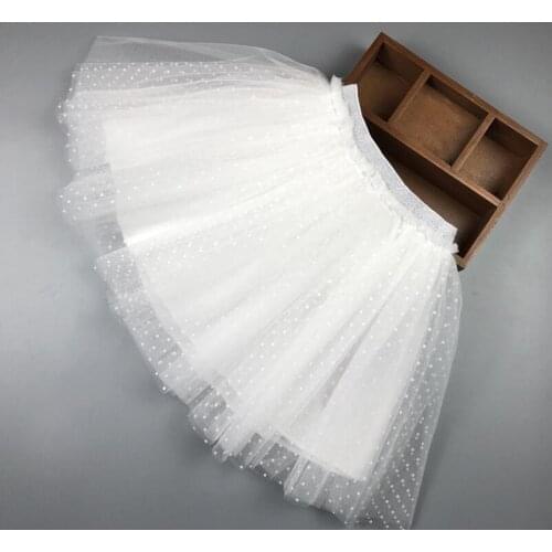 Spring Summer Princess Girl Dance Party Wedding Skirt Girls Lace Mesh Skirts Tutus Childrens Clothes Baby Toddler Ballet Tutu