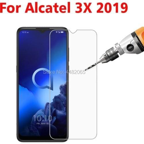 2.5D Tempered Glass For Alcatel 3X 2019 5048I 9H Front Guard Protective Film Explosion-proof Screen Protector For Alcatel 5048I
