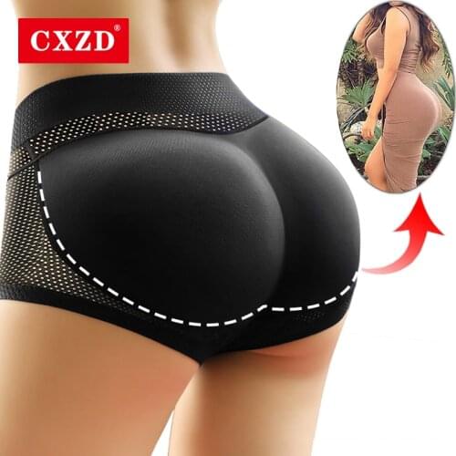 CXZD Women Shapers Sponge Padded Butt Lifter Abundant Lady Pants Push Up Hip Enhancer Padded Panties and Briefs Underwear