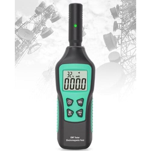 1pc LCD Display EMF Meter Electromagnetic Radiation Detector Handheld High Precision For Measuring Tool