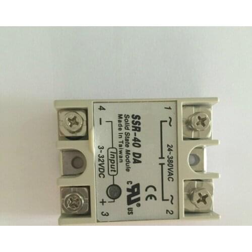 10pcs Solid State Relay SSR-40DA 40A /250V 3-32VDC