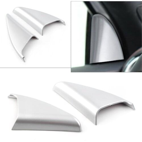 2Pcs Car A Pillar Styling Trims Triangle Frame Cover For 2019 Mercedes Benz W177 A-Class A200 A220 A250 ABS Plastic