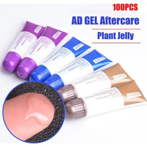 30/50/100 PCS Anti Scar Tattoo Ointments Cream Aftercare Gel Permanent Makeup Tattoo Repairing Aftercare Recovery Cream Gel