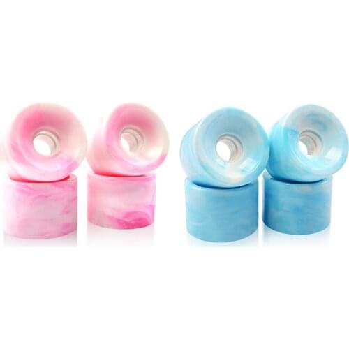 4Pcs 78A 90% Super High Rebound Wear-Resistant 70X51mm Skateboard Wheel for Longboard Street Skateboard