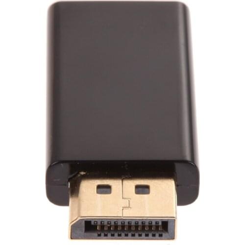 500pcs Gold/Nickel Plated Standard Display Port DP Male to HDMI Female Converter Cable Adapter 1080P Video Audio Connector