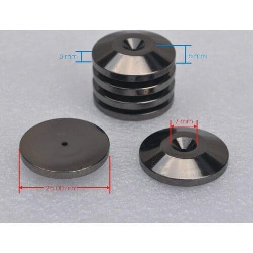8pcs/lot Isolation Speaker Subwoofer Spike Base Feet Pads cone speaker pad