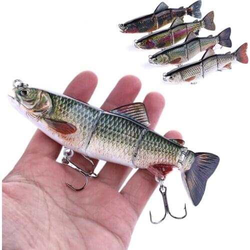 Big Size Swimbait Lifelike Multi Jointed Fishing Lure 2# Hook 16cm 42g Pike Muskie Fish Lure Sea Fishing Bait