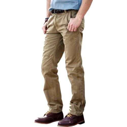 Drop shipping fine lock edge mens cargo pants multi pockets military casual cotton long trousers 5 colors 29-38 JPCK09
