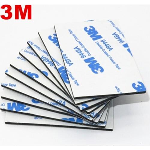 10pcs thick 2mm Double Sided Adhesive Tape 3M rectangular Foam Two Sides Stick Double Sided Tape for RC hobby ESC or receiver