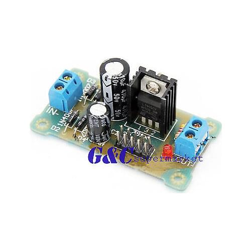 L7806 LM7806 Step Down 8V-35V to 6V Power Supply Module DIY Kit diy electronics