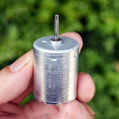 370 Motor Mini Micro RC-370FT-10800 DC 6V-24V Electric 5000RPM Low Speed Current Precious Metal Brush Round Toy Boat Car