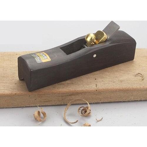 Ebony Mini Hand Planer Hand Plane for Wood Planing Hand Tool Arc Bottom Grooving Chamfering Trimming Planer Surface Smoothing