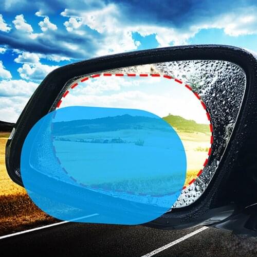 2Pcs Rainproof Car Sticker For Rearview Mirror Side Window HD Anti-Splashing Nano Anti-glare Universal Car Rain Film Accessories