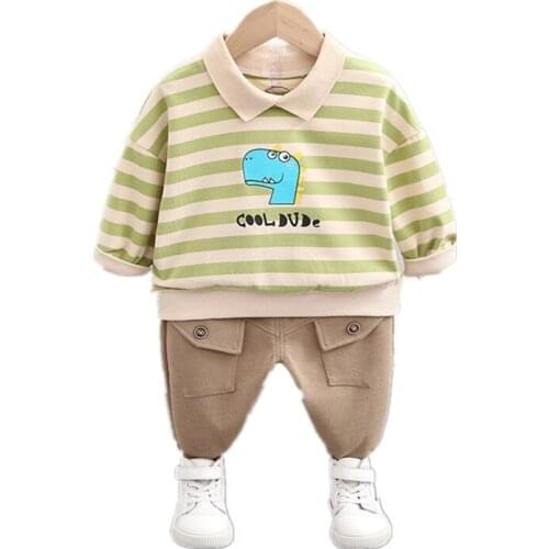 Spring Autumn New Baby Boys Girls Clothes Children Cotton T Shirt Pants 2Pcs/set Toddler Fashion Costume Infant Kids Tracksuits