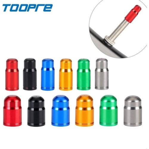 TOOPRE Mountain Bike Ultra Light Aluminum Alloy Tire Valve Cap Iamok Schrader/Presta Valves Dust Cover Bicycle Accessories