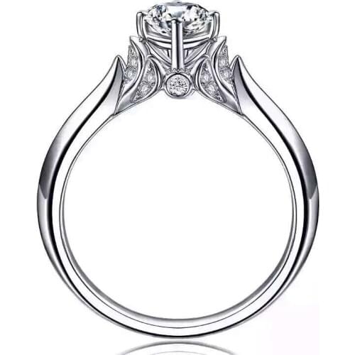 WYJZY Classic engagement ring set with high quality zircon fashion ladies engagement ring lover exquisite gift