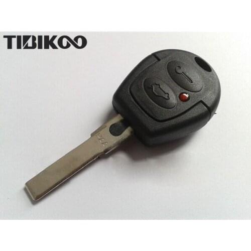 Uncut Blade Key Blanks For VW GOL 2 Buttons Remote Key Shell
