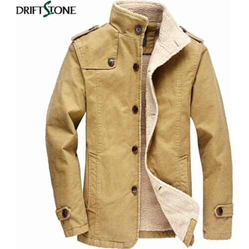 Winter Men Fleece Jackets Thicken Mens Military Jackets Cotton Filling Thickening Wadded Male Casual Outerwear Plus Size 6XL