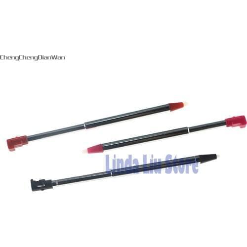 100pcs Replacement Metal Stylus Touch Screen Pen For 3DS Metal Retractable Stylus Touch Pen For 3DS Controller