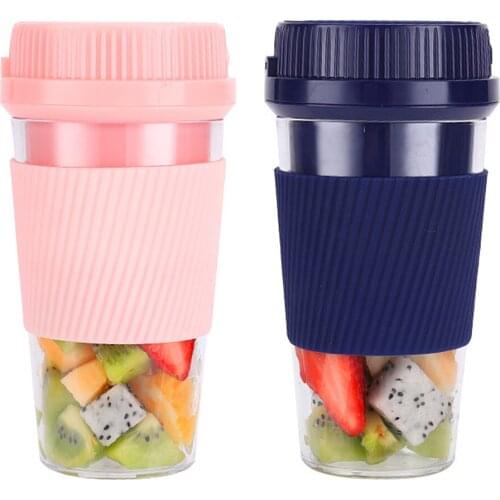 300ml Mini Portable Electric Fruit Juicer USB Rechargeable Smoothie Maker Blender Machine Sports Bottle Juicing Cup