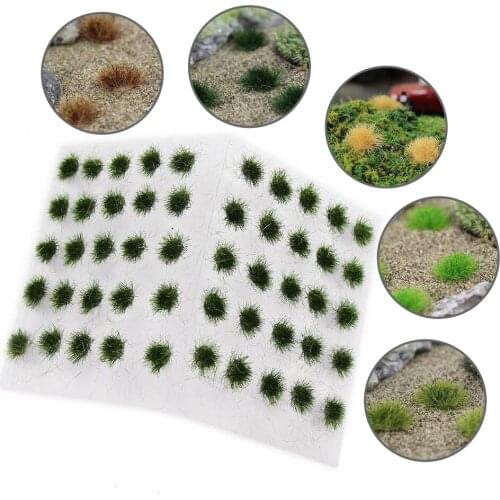 One Pack 50pcs Grass Clusters Model Scenery Railway Wargame Accessories PJ15