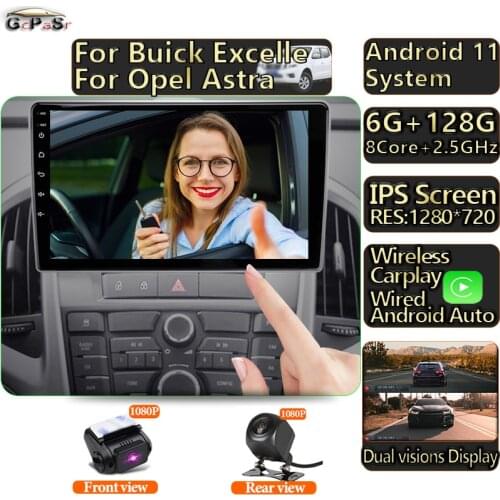 Car Radio Video Player For Buick Excelle 2 2009 - 2015 For Opel Astra J 2009 - 2017 Android 10 Navigation gps dvd accessories