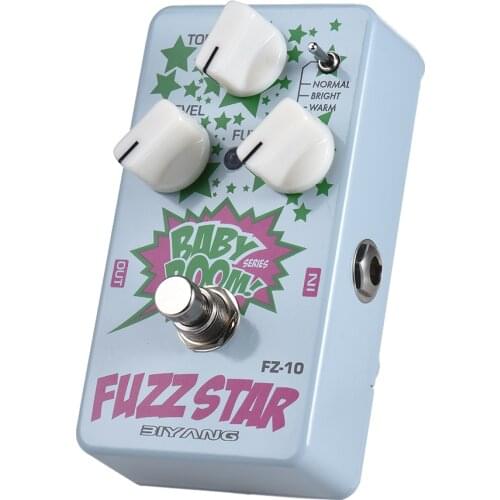 BIYANG FZ-10 BABY BOOM Series 3 Modes Fuzz Guitar Effect Pedal True Bypass Full Metal Shell Guitar Pedal for Guitar Accessories