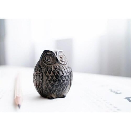 Retro Owl Cast Iron Ornaments Ironware Desktop Home Decoration Crafts