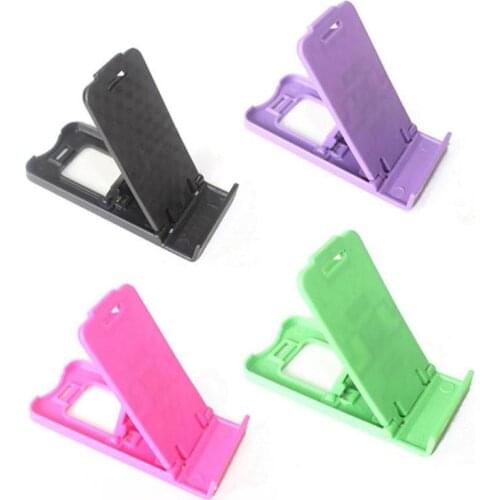 3PCS Portable Mini Mobile Phone Holder Foldable Desk Stand Holder 4 Degrees Adjustable Universal for iPhone Andorid Phone