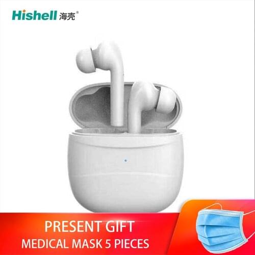 Hishell Wireless In-ear Bluetooth Earphones Deeper Bass Headsets Powerful Battery with Charging Case