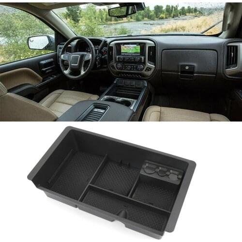 Artudatech 22817343 Center Console Organizer Tray For GMC Yukon Sierra For Chevrolet Silverado 2500 3500