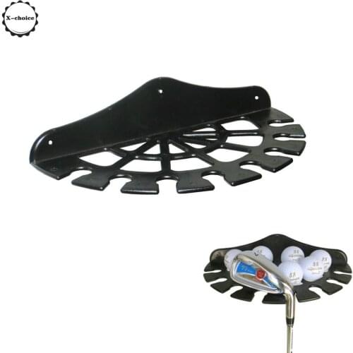 Golf Club and Golf Ball Multifunction Wall Display Rack / Wall Mount Bracket